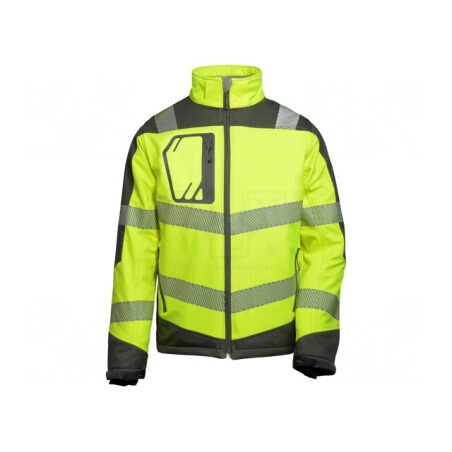 Bluză softshell galben-gri fluorescent XXXL | Electronic-mag.ro | Componente Electronice