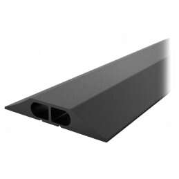 Protecție cabluri PVC 83mm x 3m neagră | Electronic-mag.ro | Componente Electronice