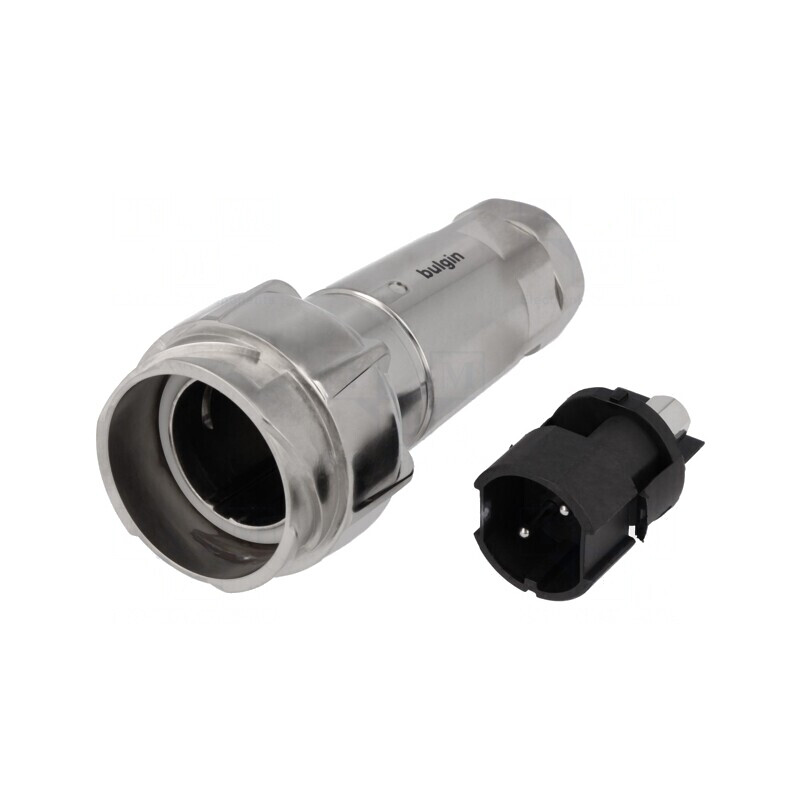 Conector Circular 2 PIN Buccaneer 7000 Nichelat | Electronic-mag.ro | Componente Electronice