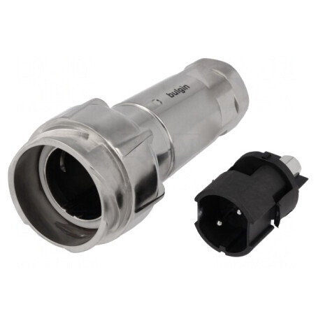 Conector Circular 2 PIN Buccaneer 7000 Nichelat | Electronic-mag.ro | Componente Electronice