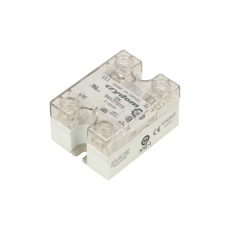 Releu Semiconductor Monofazat 25A 3-32VDC 24-280VAC | Electronic-mag.ro | Componente Electronice Releu Semiconductor Monofazat 25A 3-32VDC 24-280VAC | Electronic-mag.ro | Componente Electronice