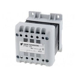 Transformator Alimentare 100VA 400VAC 230V DIN PTM100/400/230V | Electronic-mag.ro | Componente Electronice