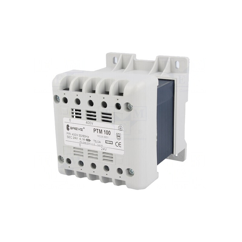 Transformator de alimentare 100VA 400VAC 24V pentru șină DIN | Electronic-mag.ro | Componente Electronice Transformator de alimentare 100VA 400VAC 24V pentru șină DIN | Electronic-mag.ro | Componente Electronice