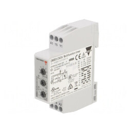 Timer Programabil 0.1s-100h SPDT 12-240VAC IP20 DMB51CW24 | Electronic-mag.ro | Componente Electronice