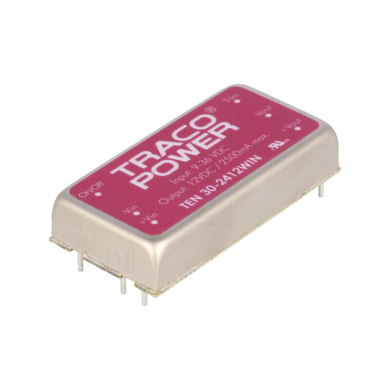 Convertor DC/DC 30W 9-36V la 12V 2500mA | Electronic-mag.ro | Componente Electronice