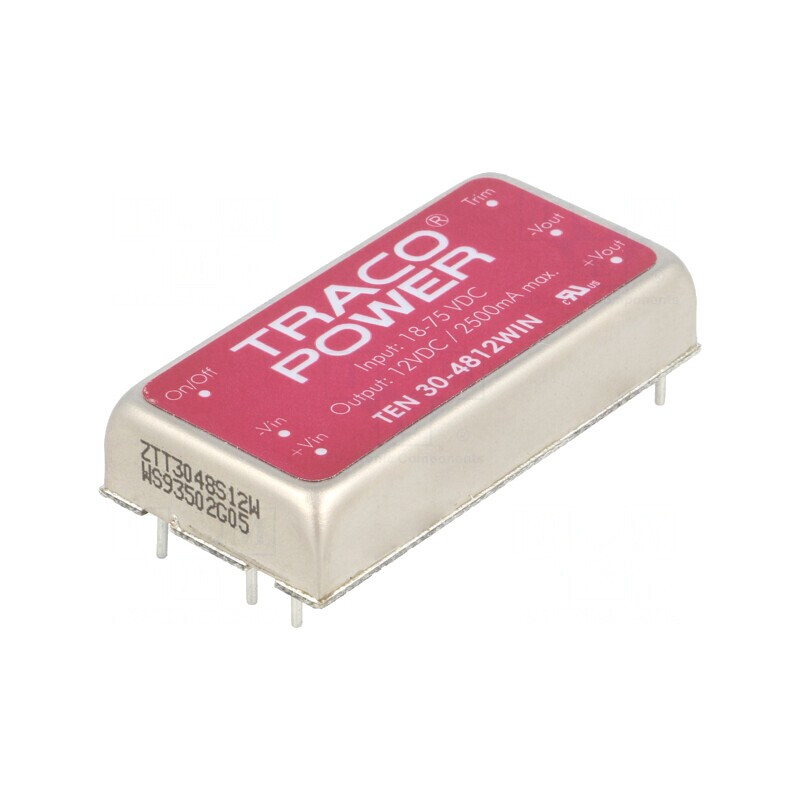 Convertor DC/DC 30W 18-75V la 12V 2500mA | Electronic-mag.ro | Componente Electronice