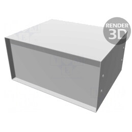 Carcasă cu Panou Ventilat 1458 254x203x127 mm | Electronic-mag.ro | Componente Electronice
