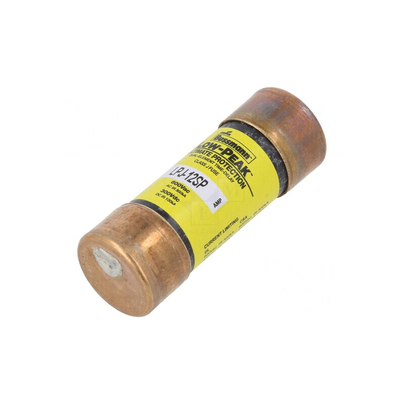 Siguranță întârziere 12A 600VAC 300VDC LOW-PEAK | Electronic-mag.ro | Componente Electronice