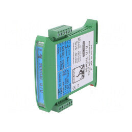Adaptor Separator de Semnale pentru Șină DIN 0-10V 1-10V | Electronic-mag.ro | Componente Electronice