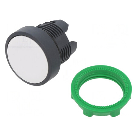 Comutator apăsare 22mm albă | Electronic-mag.ro | Componente Electronice
