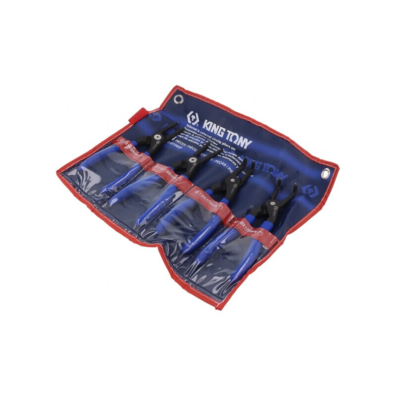 Set Clești pentru Inele de Blocare 4 Bucăți cu Etui | Electronic-mag.ro | Componente Electronice