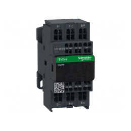 Contactor 3P 24VDC 12A cu 3 Contacte Auxiliare | Electronic-mag.ro | Componente Electronice