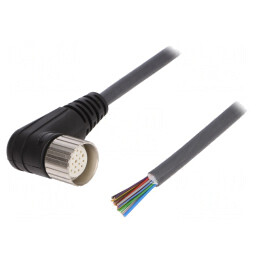 Cablu Conectare M23 19PIN Unghi 5m 150VAC 8A | Electronic-mag.ro | Componente Electronice