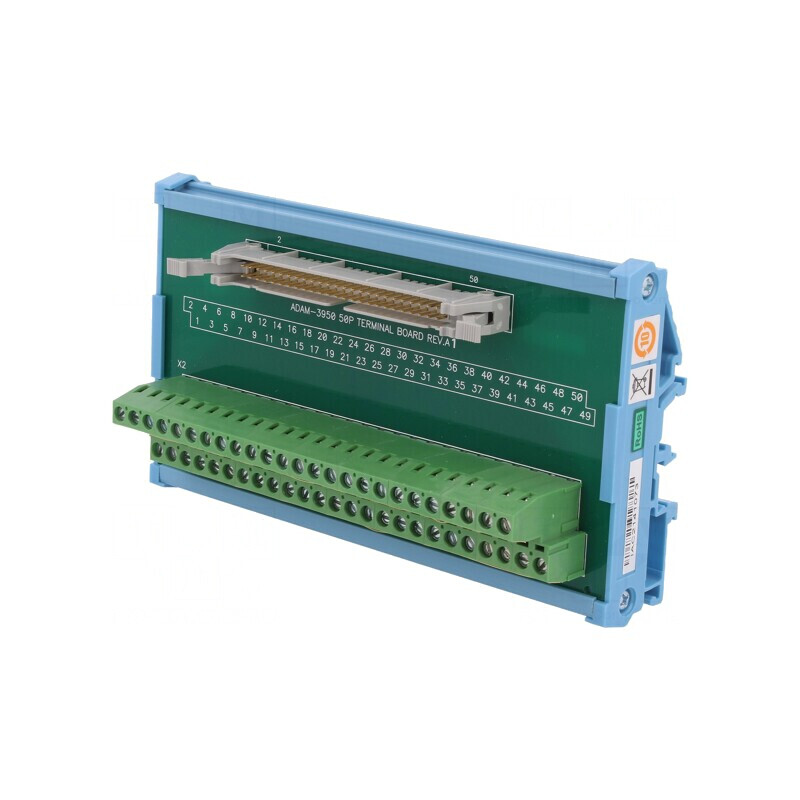 Bloc Terminal pentru Șină DIN FLAT-50 | Electronic-mag.ro | Componente Electronice