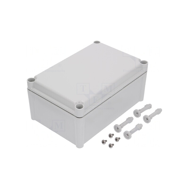 Carcasă universală gri 188x278x130mm IK08 PC | Electronic-mag.ro | Componente Electronice