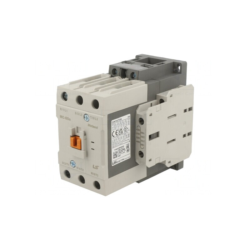 Contactor 3P NO 24VAC 65A Cu Contacte Auxiliare NO NC | Electronic-mag.ro | Componente Electronice