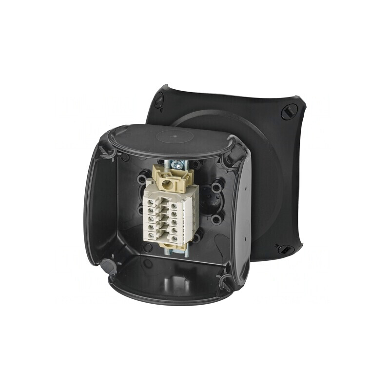 Cutie de Conexiuni IP66 Neagră 93x93x62mm | Electronic-mag.ro | Componente Electronice Cutie de Conexiuni IP66 Neagră 93x93x62mm | Electronic-mag.ro | Componente Electronice