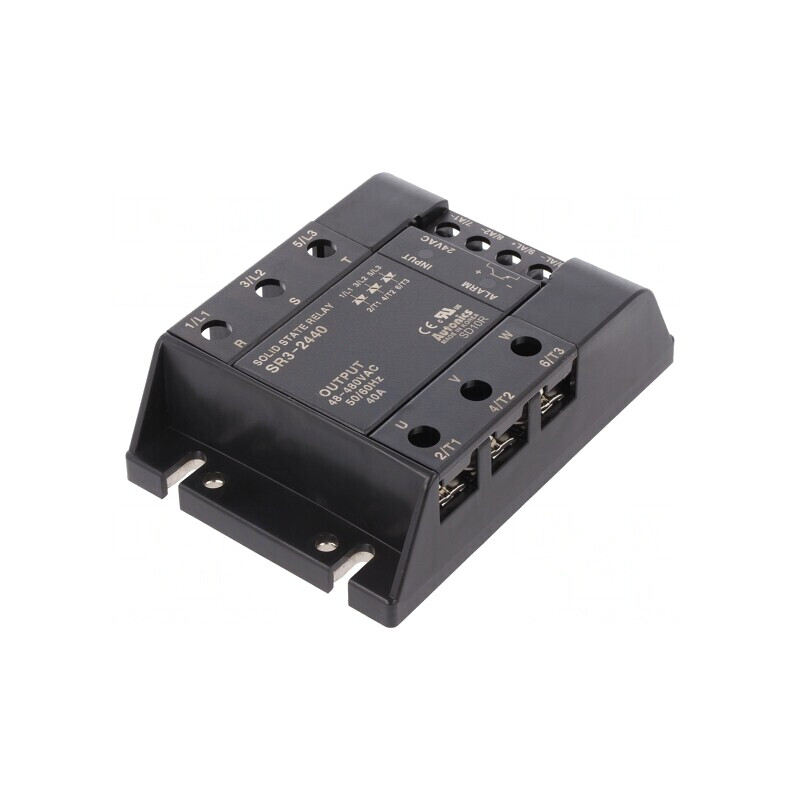 Releu Semiconductor 40A 3-Fazat 48-480VAC | Electronic-mag.ro | Componente Electronice