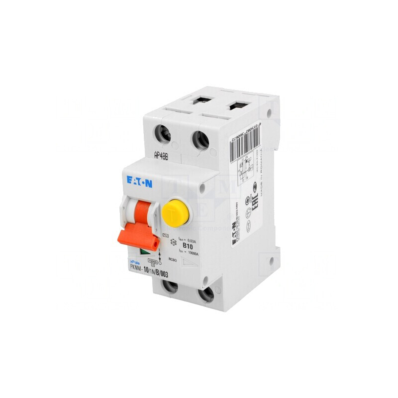 Întrerupător RCBO 10A 30mA 1P+N 230V IP20 | Electronic-mag.ro | Componente Electronice