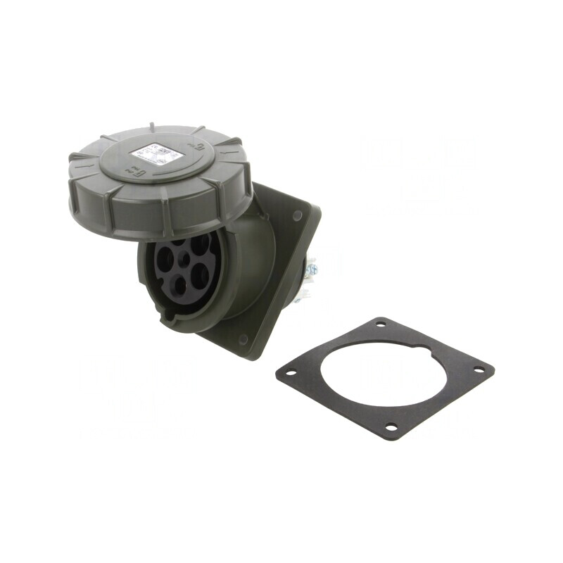 Conector alimentare AC trifazat 63A 400VAC IP67 Soclu Mamă | Electronic-mag.ro | Componente Electronice