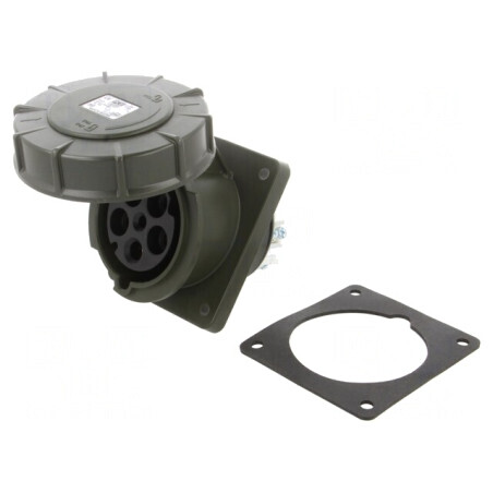 Conector alimentare AC trifazat 63A 400VAC IP67 Soclu Mamă | Electronic-mag.ro | Componente Electronice