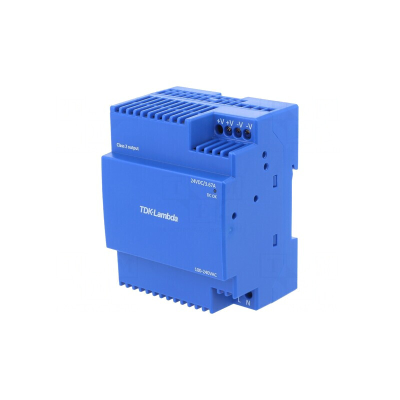 Alimentator Pulsatoriu 100W 24V 3.67A pentru Șină DIN | Electronic-mag.ro | Componente Electronice