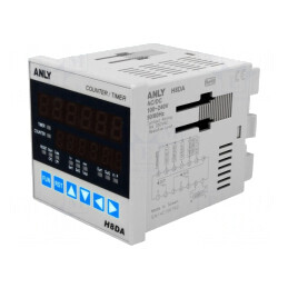 Contor electronic LED x2 100-240V AC/DC | Electronic-mag.ro | Componente Electronice