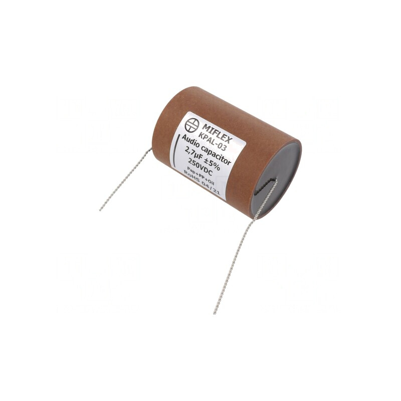 Condensator Aluminiu-Polipropilenă-Hârtie 2.7uF 250VDC ±5% | Electronic-mag.ro | Componente Electronice