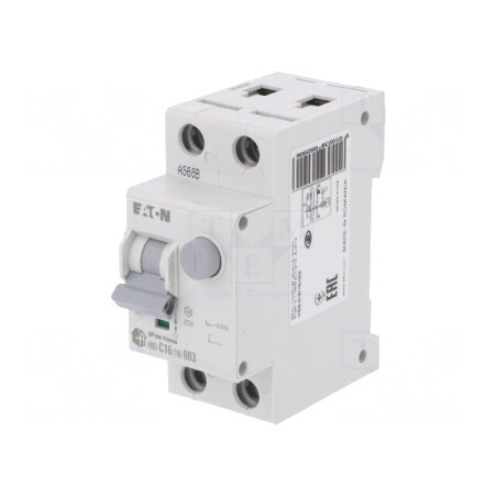 Întrerupător RCBO 16A 30mA 1P+N 230VAC IP20 | Electronic-mag.ro | Componente Electronice