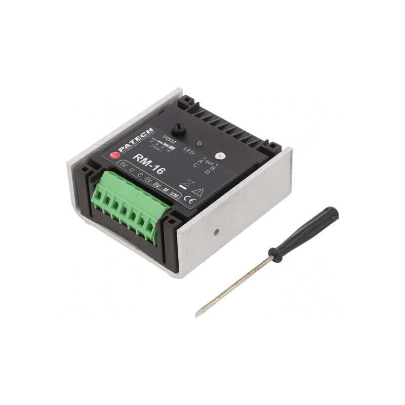 Regulator PWM pentru şină DIN 16A 10-28VDC | Electronic-mag.ro | Componente Electronice