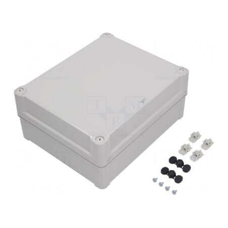 Carcasă universală policarbonat gri 241x291x128 mm | Electronic-mag.ro | Componente Electronice