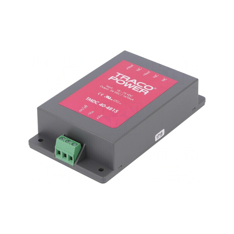 Convertor DC/DC 40W 18-75V la 24V 1670mA | Electronic-mag.ro | Componente Electronice Convertor DC/DC 40W 18-75V la 24V 1670mA | Electronic-mag.ro | Componente Electronice