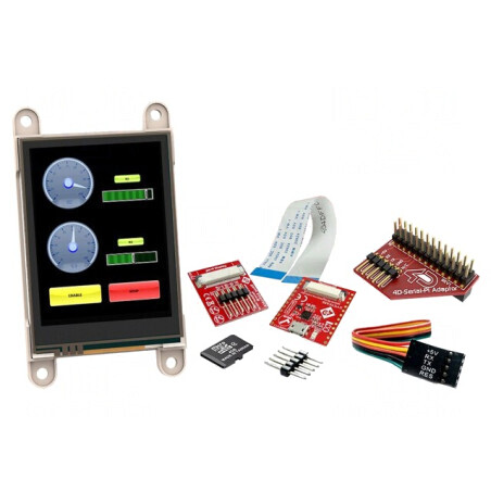 Kit Dezvoltare cu Afișaj LCD TFT 2.4" 240x320 | Electronic-mag.ro | Componente Electronice