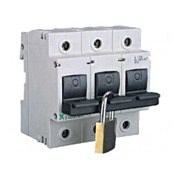 Întrerupător-separator cu siguranță 2P pentru șină DIN | Electronic-mag.ro | Componente Electronice