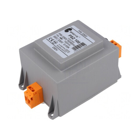 Transformator alimentare 100VA 230V pentru șină DIN | Electronic-mag.ro | Componente Electronice