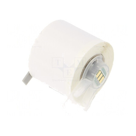 Etichetă autolaminată albă pentru cablu 25,4mm | Electronic-mag.ro | Componente Electronice