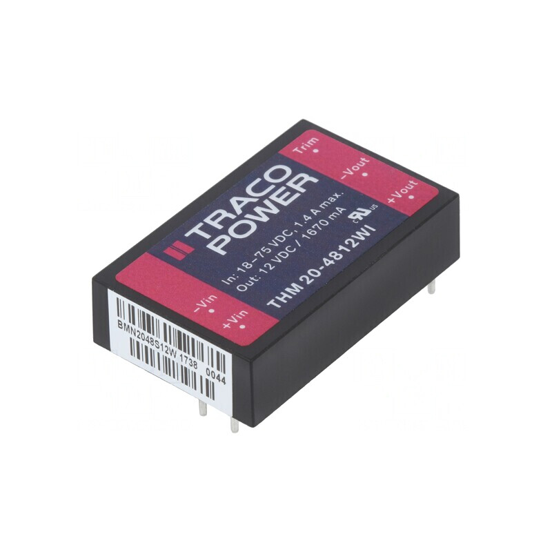 Convertor DC/DC 20W 18-75V la 12V 1670mA | Electronic-mag.ro | Componente Electronice Convertor DC/DC 20W 18-75V la 12V 1670mA | Electronic-mag.ro | Componente Electronice