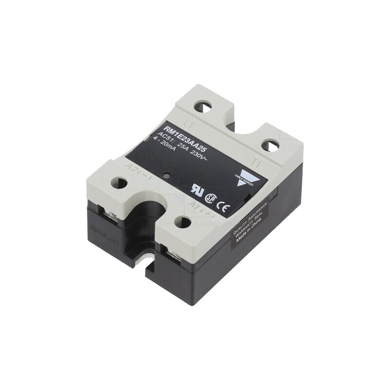 Releu semiconductor 1-fazat 25A 90-280VAC 4-20mA | Electronic-mag.ro | Componente Electronice