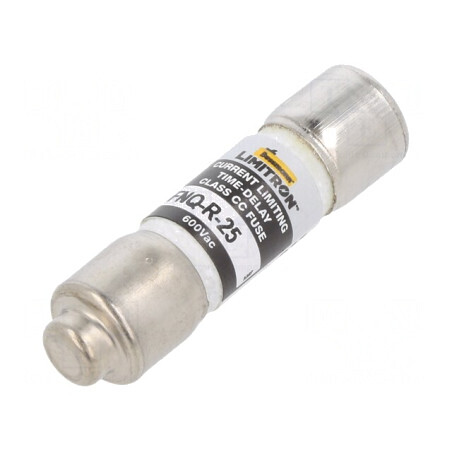Siguranță întârziată 25A 600VAC 10,3x38mm | Electronic-mag.ro | Componente Electronice