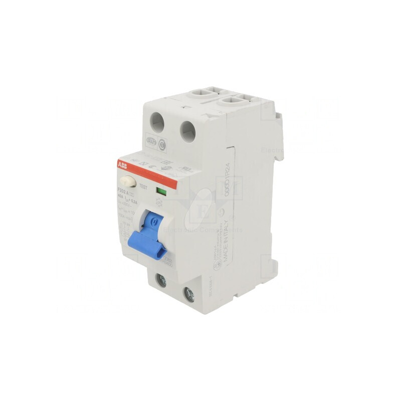 Întrerupător diferențial 40A 300mA 2P 400VAC | Electronic-mag.ro | Componente Electronice