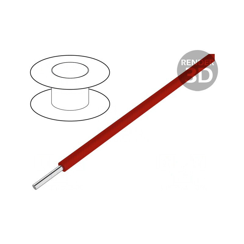Cablu HookUp Wire sârmă 24AWG PVC roșu 305m | Electronic-mag.ro | Componente Electronice Cablu HookUp Wire sârmă 24AWG PVC roșu 305m | Electronic-mag.ro | Componente Electronice
