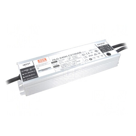 Alimentator LED 249,9W IP65 HLG-240H-C2100AB | Electronic-mag.ro | Componente Electronice