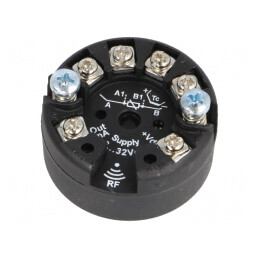 Adaptor: de temperatură | 6÷32VDC | OUT 1: 4÷20mA | cap tip B | ATR-TC-RTD