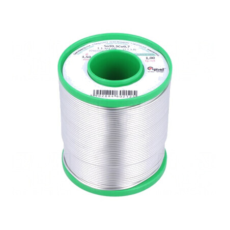 Sârmă de lipit fără plumb 1,5mm 1000g | Electronic-mag.ro | Componente Electronice