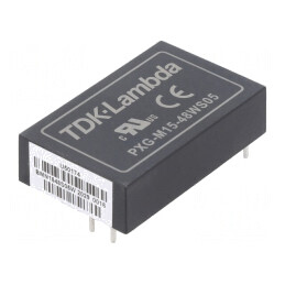 Convertor DC/DC 15W 18-75V la 5V 3A THT PXG-M15-48WS05 | Electronic-mag.ro | Componente Electronice