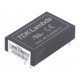 Convertor DC/DC 15W 18-75V la 12V 1.25A THT | Electronic-mag.ro | Componente Electronice
