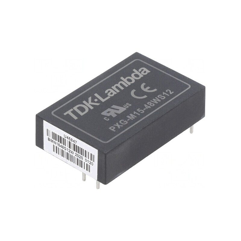 Convertor DC/DC 15W 18-75V la 12V 1.25A THT | Electronic-mag.ro | Componente Electronice Convertor DC/DC 15W 18-75V la 12V 1.25A THT | Electronic-mag.ro | Componente Electronice