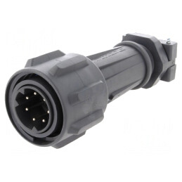 Conector Circular Mufă Tată 7 PIN Filet Interior | Electronic-mag.ro | Componente Electronice