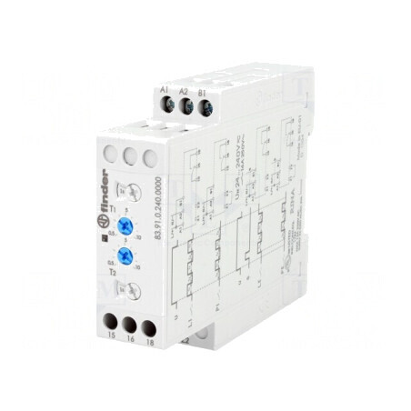 Timer SPDT 250VAC 16A 24-240V | Electronic-mag.ro | Componente Electronice