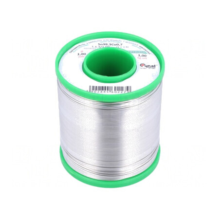 Sârmă de Lipit fără Plumb 1mm 1000g | Electronic-mag.ro | Componente Electronice